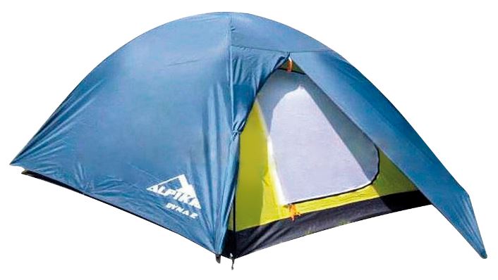 Палатка туристическая ALPIKA Dyna-2, 2-х местная, 205х165х120 см, Polyestr PU 2000